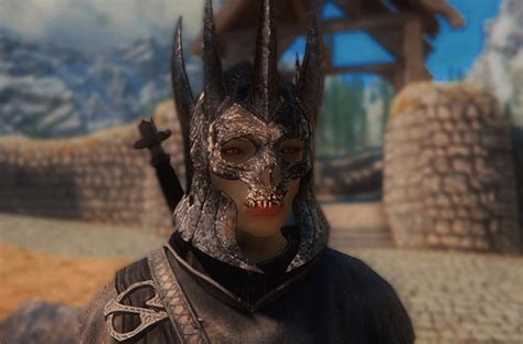 skyrim helmet|skyrim helmet on hip mod.